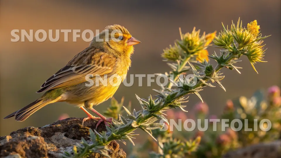 Calm Journey of the Amber Sparkle Canary