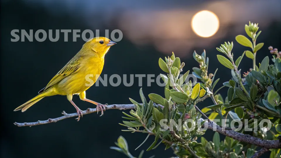 Wild Whisper of the Yellow Sparkle Canary
