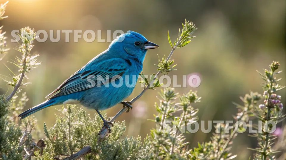 Bold Journey of the Blue Sparkle Canary