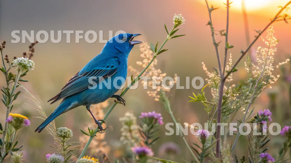 Charming Aura of the Sapphire Veil Canary