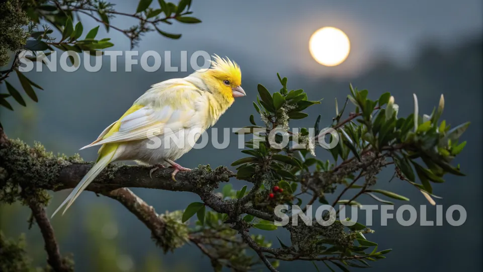 Mighty Flare of the Dawn Crest Canary