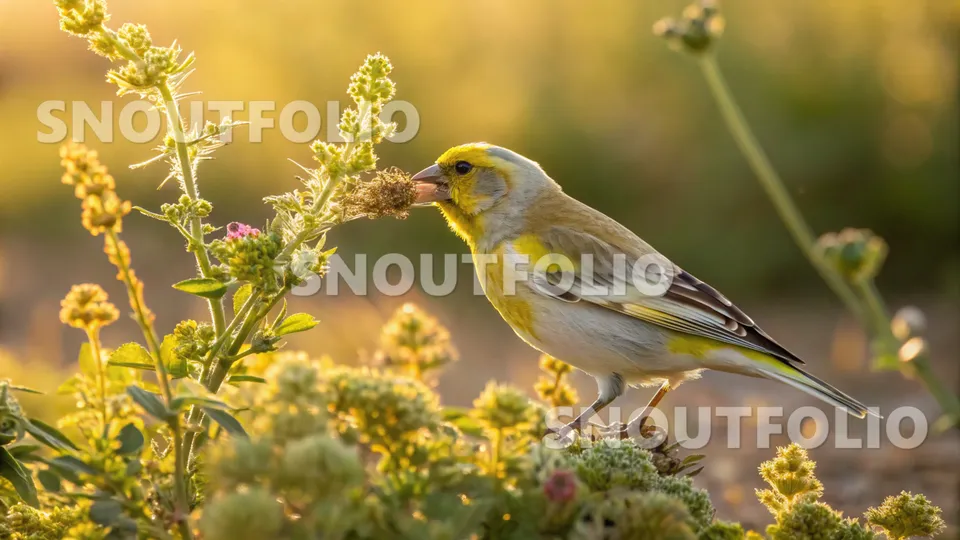Quiet Stride of the Yellow Factor Mosaic Canary