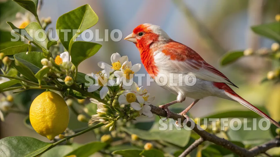 Graceful Soul of the Red Factor Mosaic Canary