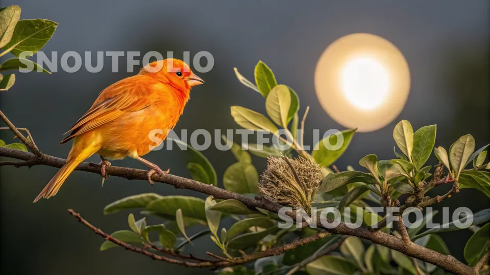 Bold Flare of the Sunrise Star Canary
