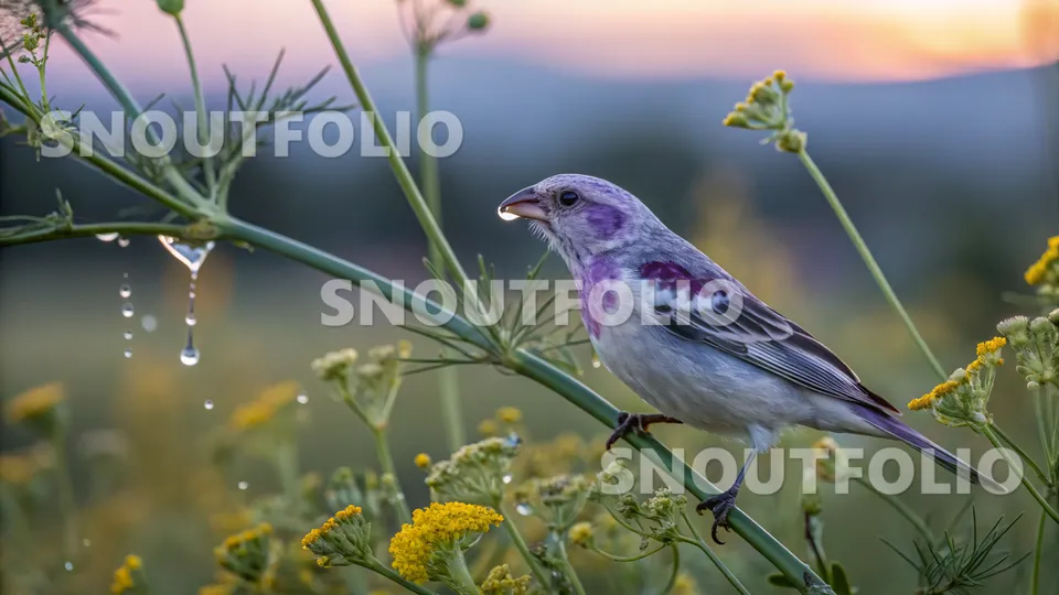 Lively Soul of the Amethyst Mosaic Canary
