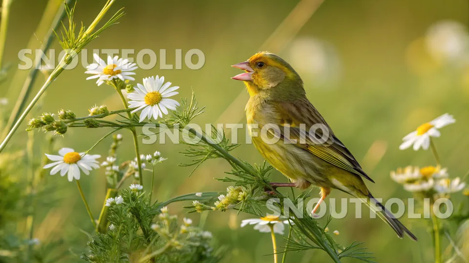 Lively Whimsy of the Cinnamon Crest Canary