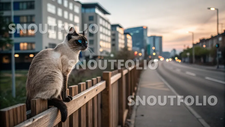 Mighty Gaze of the Siamese