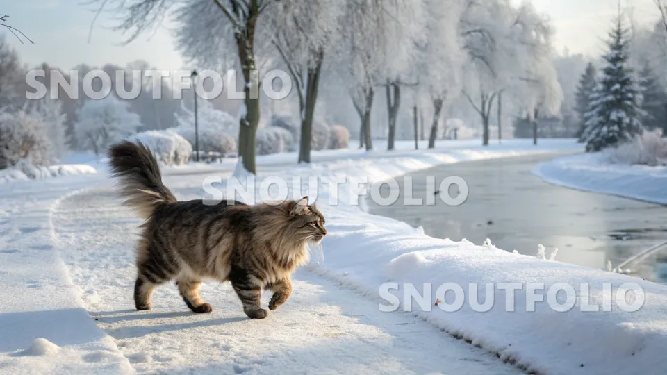 Elegant Portrait of the Siberian