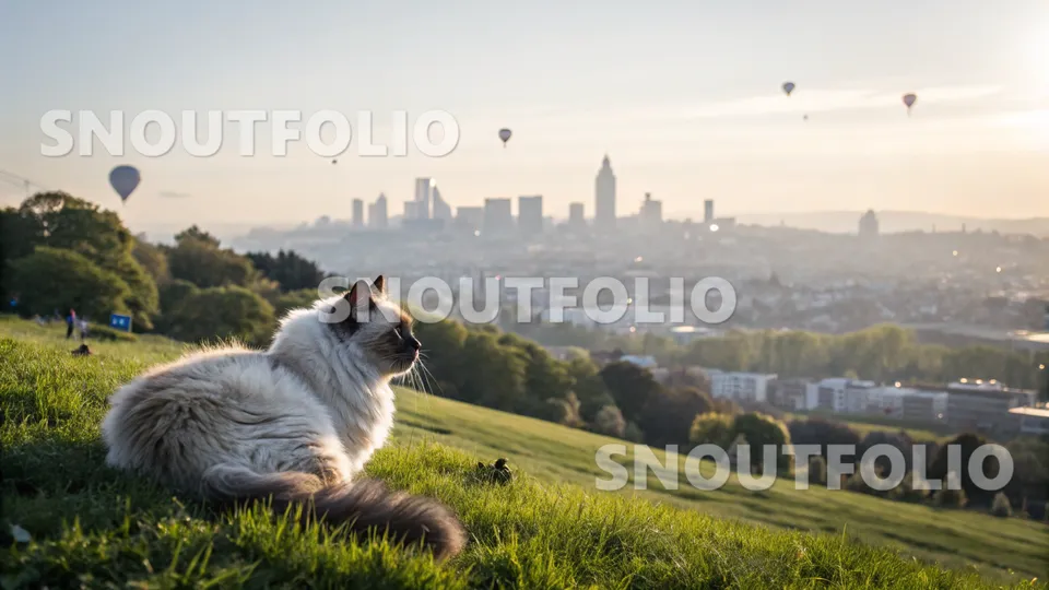 Golden Memory of the Ragdoll Blue Point