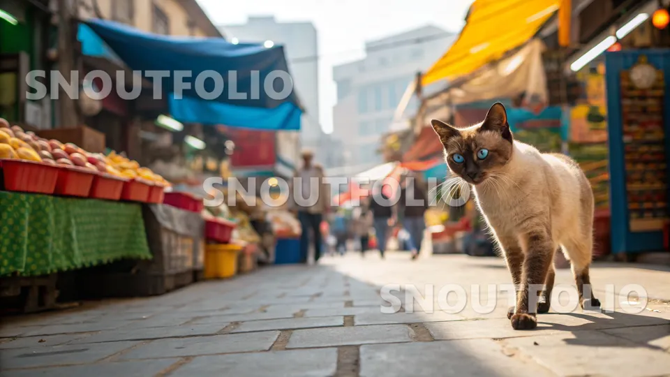 Radiant Silhouette of the Siamese