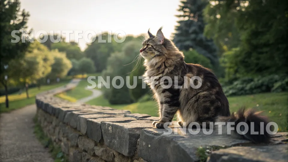 Mighty Echo of the Maine Coon