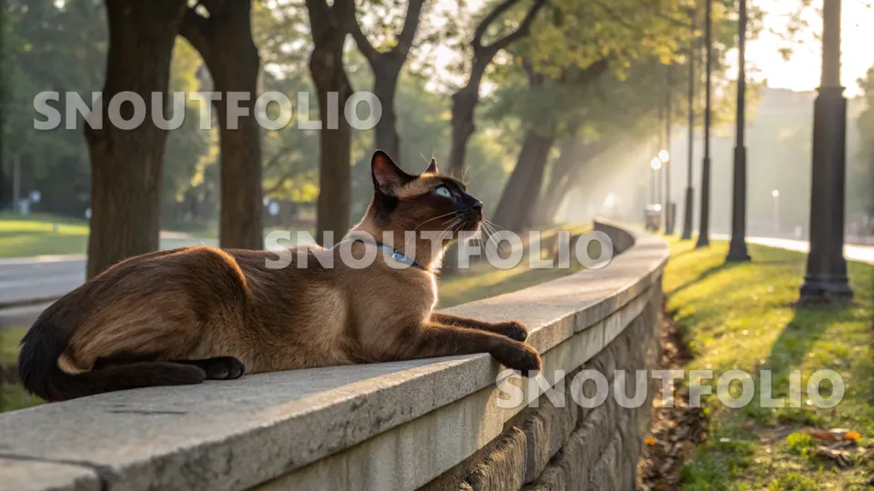 Wild Silhouette of the Tonkinese