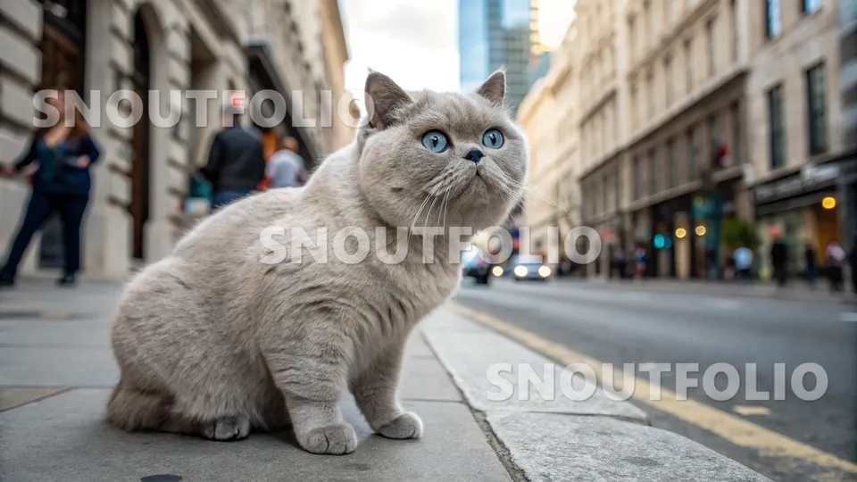 Cheerful Flare of the British Shorthair