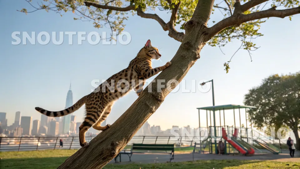 Bright Aura of the Ocicat