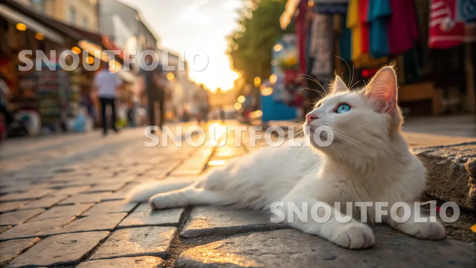 Mighty Pose of the Turkish Van