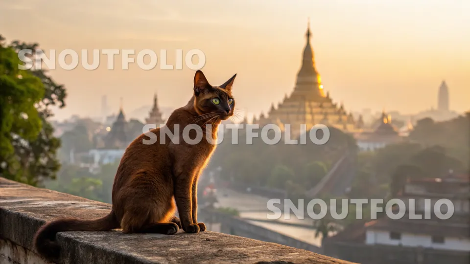 Golden Gaze of the Burmese