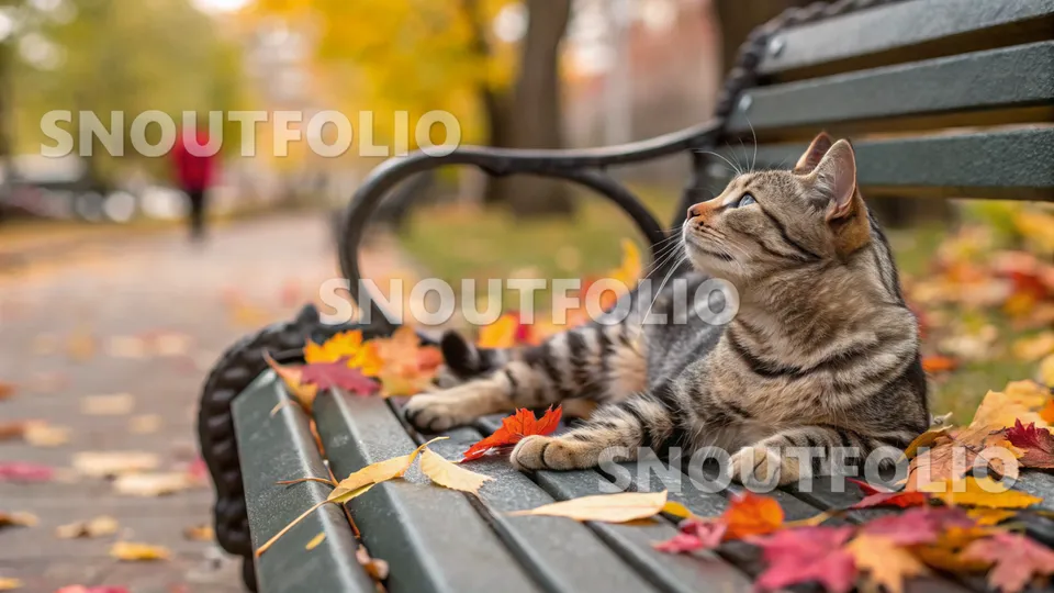 Elegant Gaze of the American Shorthair