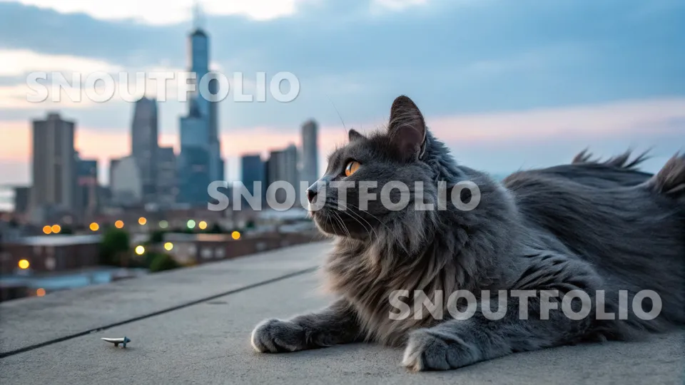 Wild Portrait of the Nebelung