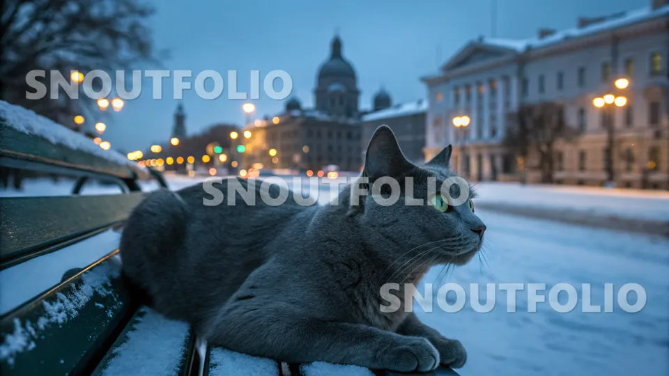 Graceful Echo of the Russian Blue