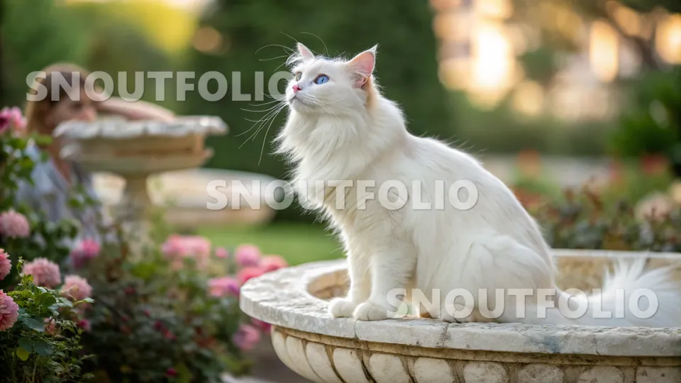 Bright Stride of the Turkish Angora