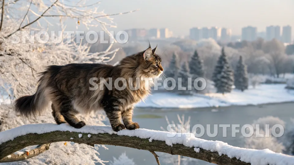 Witty Stride of the Norwegian Forest Cat