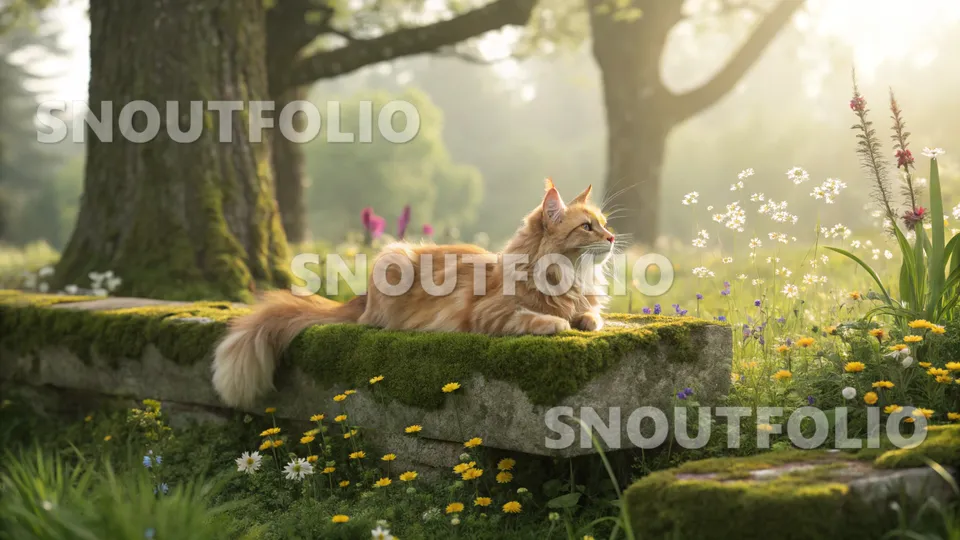 Mighty Stride of the Maine Coon