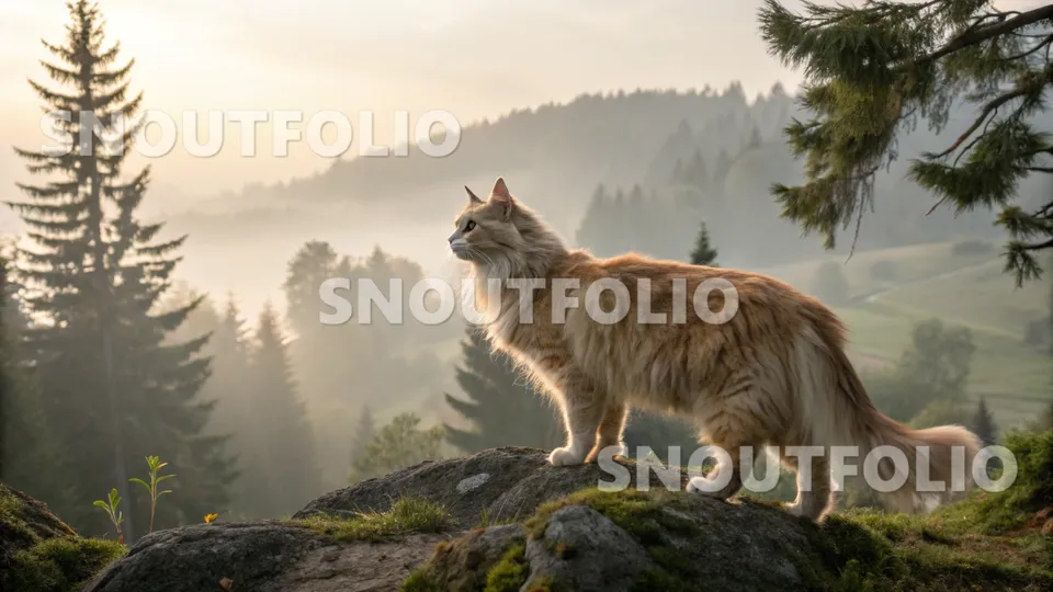 Curious Charm of the Norwegian Forest Cat