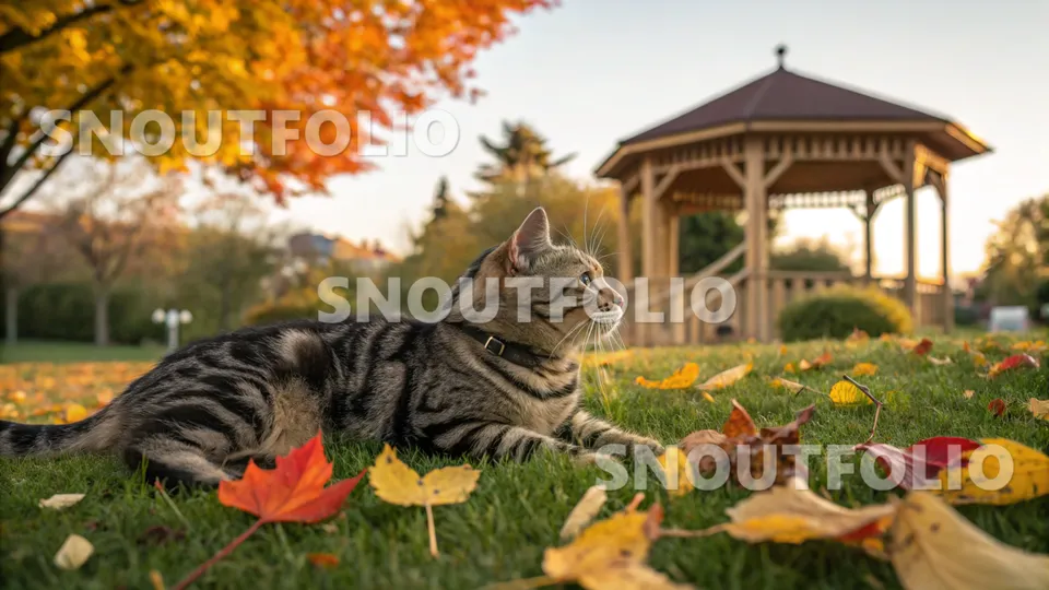 Graceful Spark of the American Shorthair Tabby