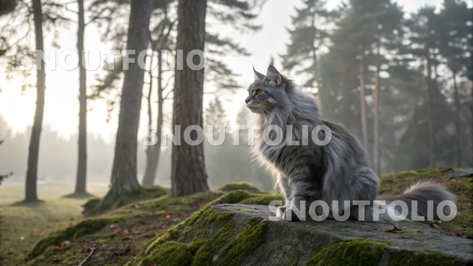 Elegant Cats Cozy Retreat