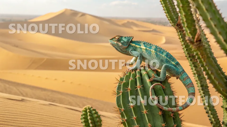 Silent Companion of the Veiled Chameleon
