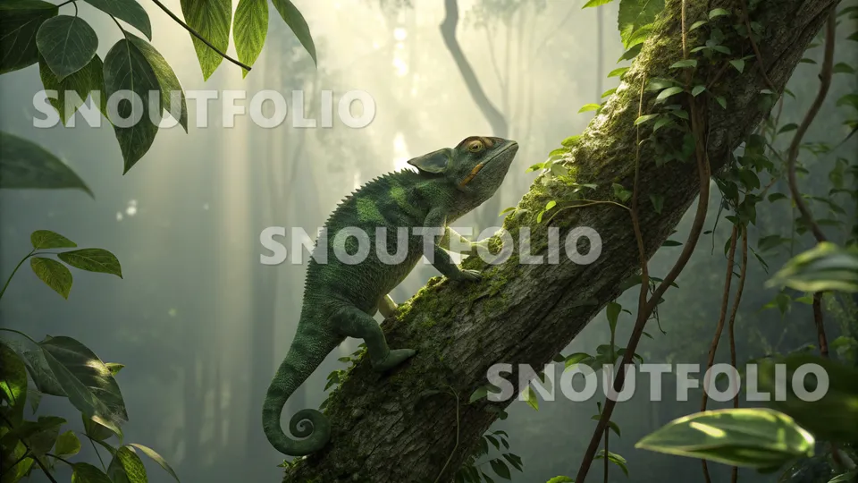 Wild Spirit of the Meller's Chameleon
