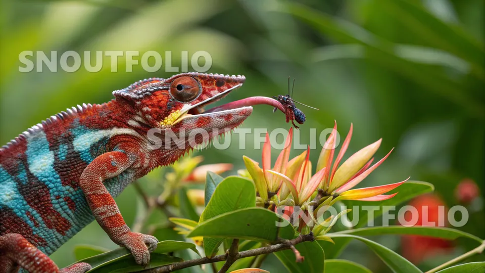 Quiet Charm of the Panther Chameleon