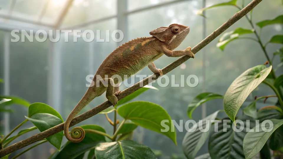 Graceful Echo of the Pygmy Chameleon