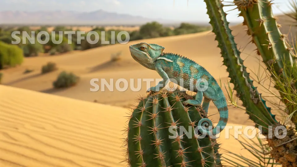 Mighty Charm of the Veiled Chameleon