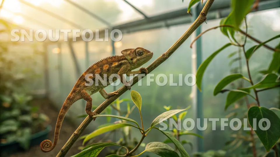 Golden Spirit of the Pygmy Chameleon
