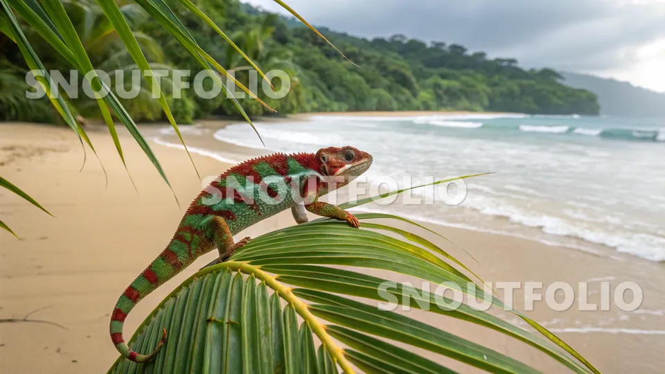 Elegant Aura of the Panther Chameleon