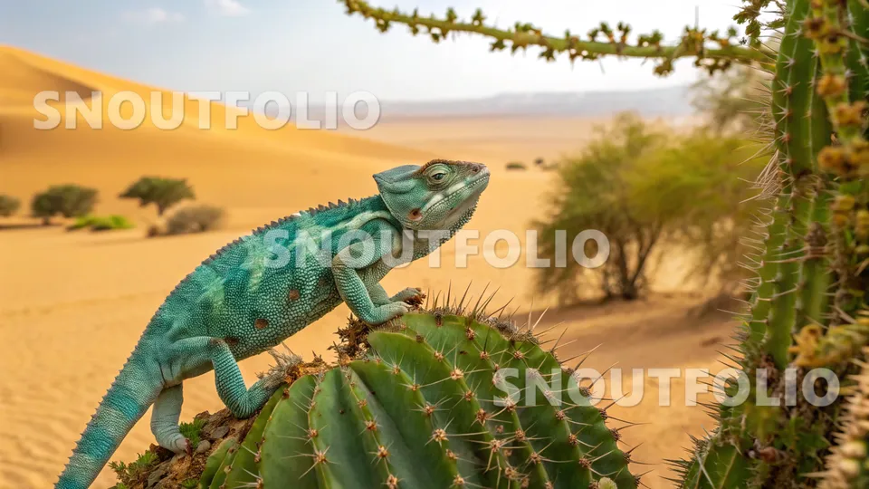 Faithful Companion of the Veiled Chameleon