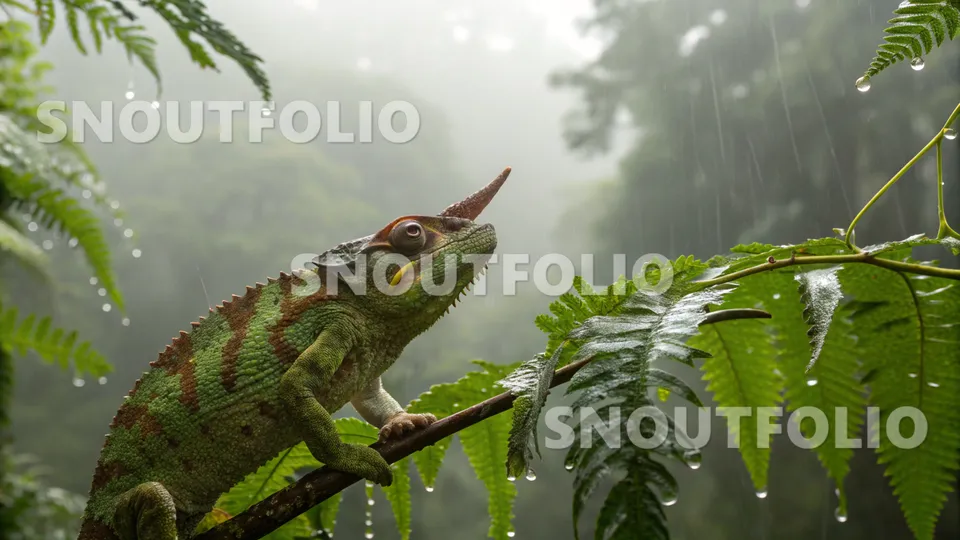 Faithful Whiff of the Jackson's Chameleon
