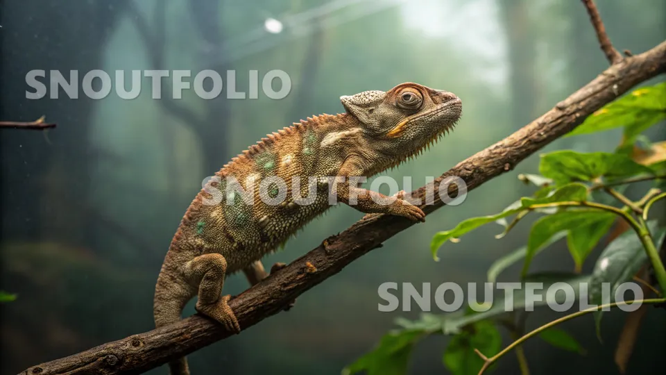Radiant Aura of the Pygmy Chameleon