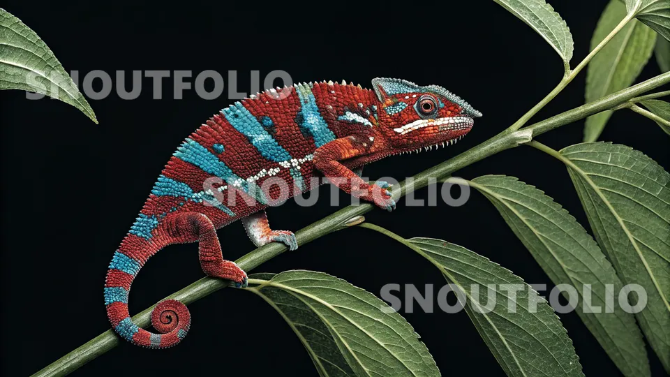 Vivid Spark of the Panther Chameleon
