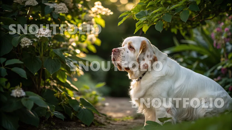 Wild Glimpse of the Clumber Spaniel