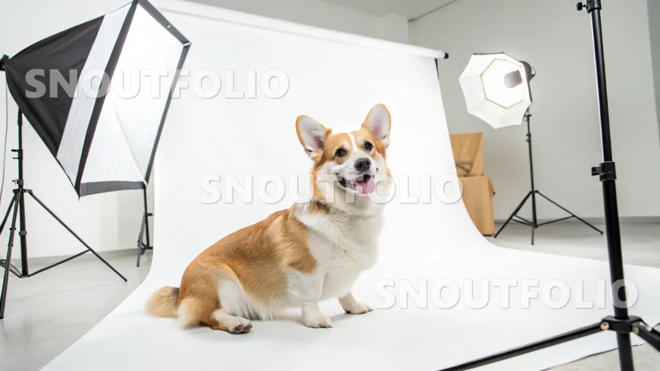 Witty Pose of the Corgi