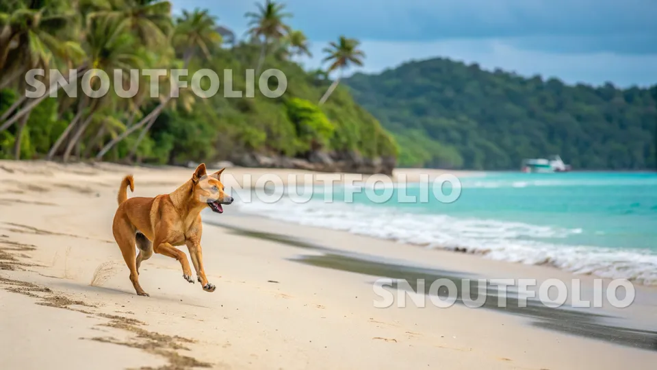 Playful Flare of the Vietnamese Phu Quoc Ridgeback