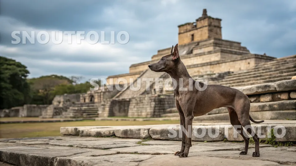 Silent Spirit of the Xoloitzcuintli (Hairless)
