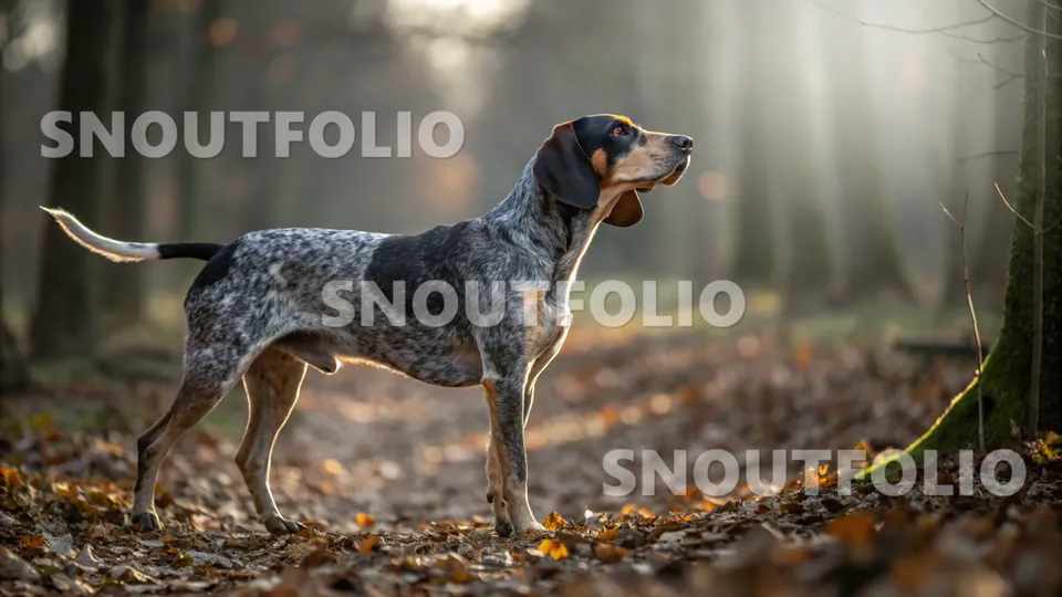 Gentle Spark of the Bluetick Coonhound