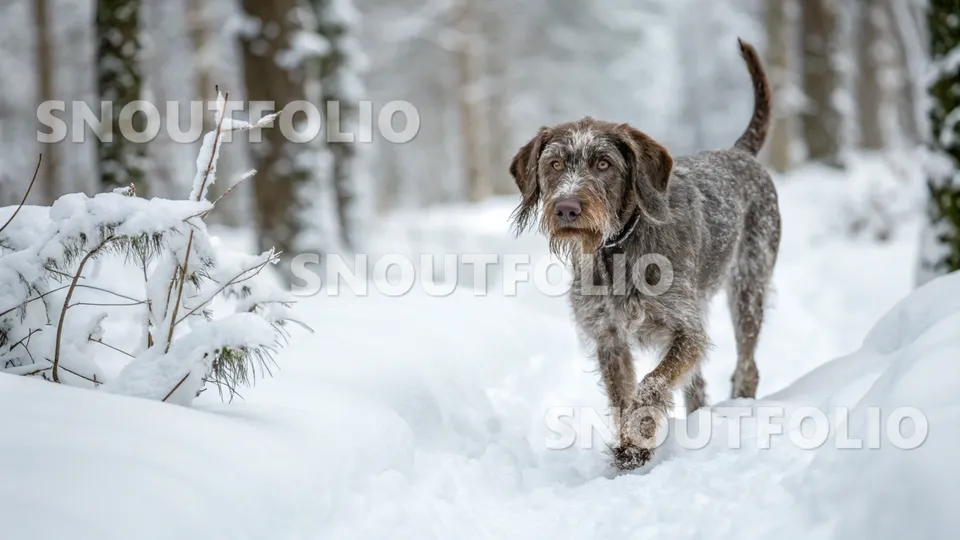 Serene Journey of the Slovakian Rough-haired Pointer