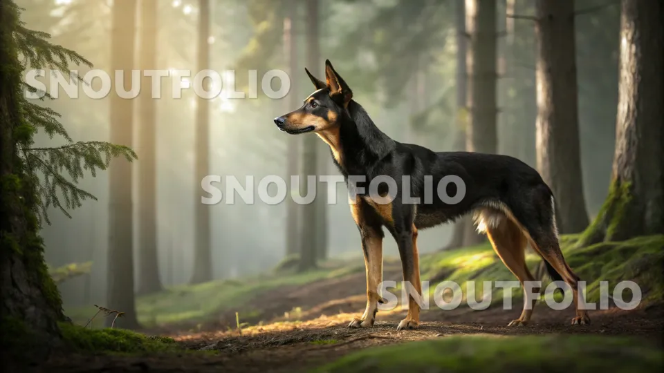 Mighty Pose of the Transylvanian Hound