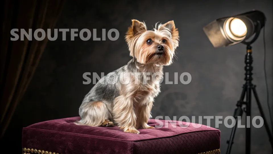 Majestic Wanderer of the Yorkshire Terrier