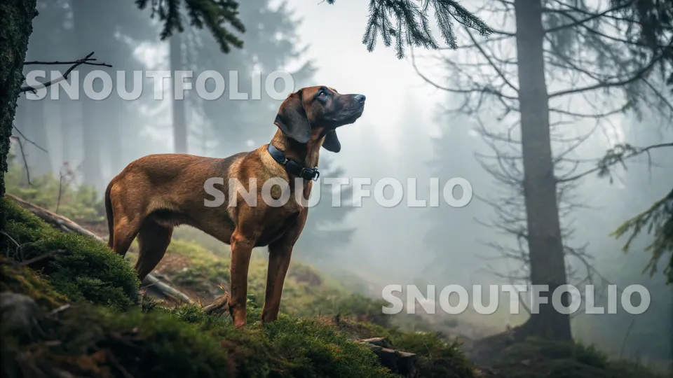 Noble Aura of the Bavarian Mountain Hound