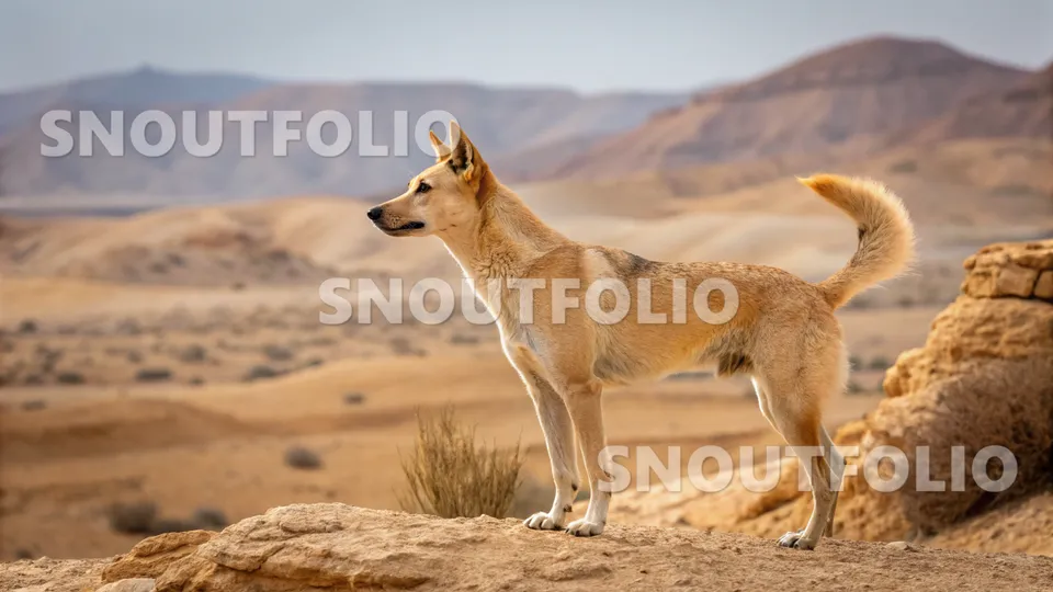 Radiant Whimsy of the Canaan Dog